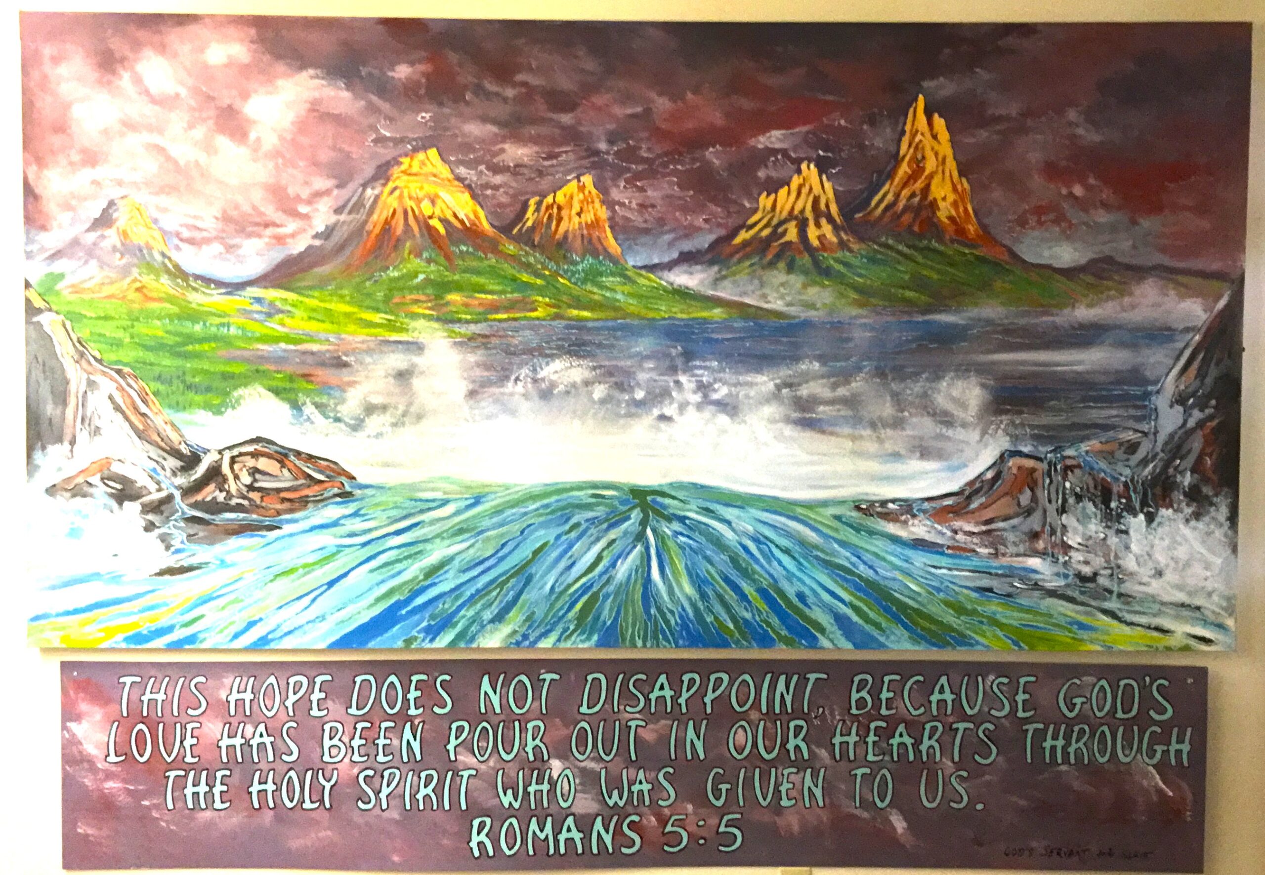 Mural, Romans 5:5